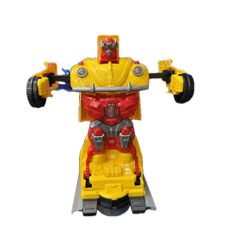 "Transforming Yellow Beetle Car Robot Toy - 2-in-1 Fun for Kid"